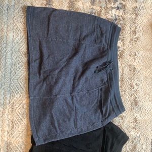 Kim Rogers XL cotton skorts set of 2